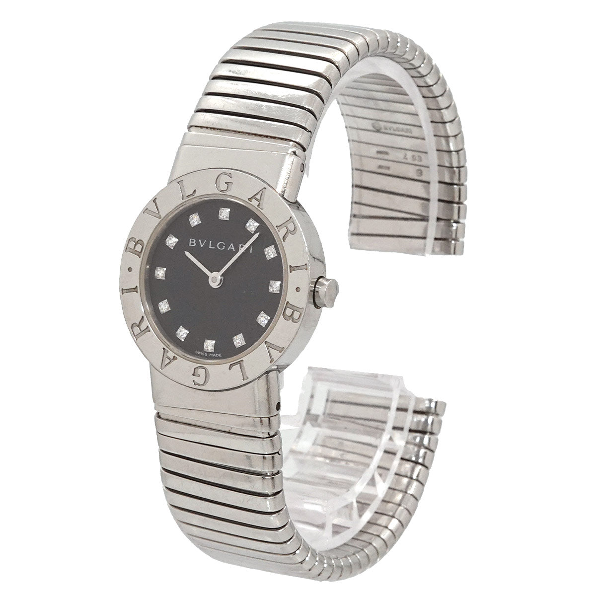 BVLGARIBVLGARI Tubogas BB262TS 12P Diamond Quartz