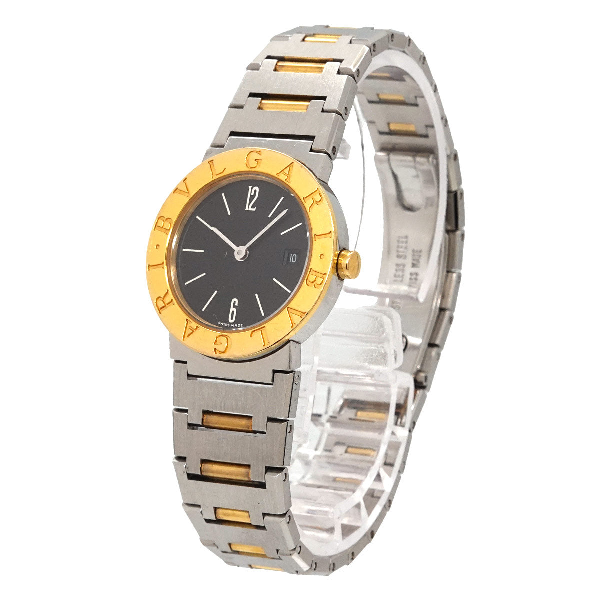 BVLGARIBVLGARI BB26SG Two Tones 750 YG Silver Dial Ladies