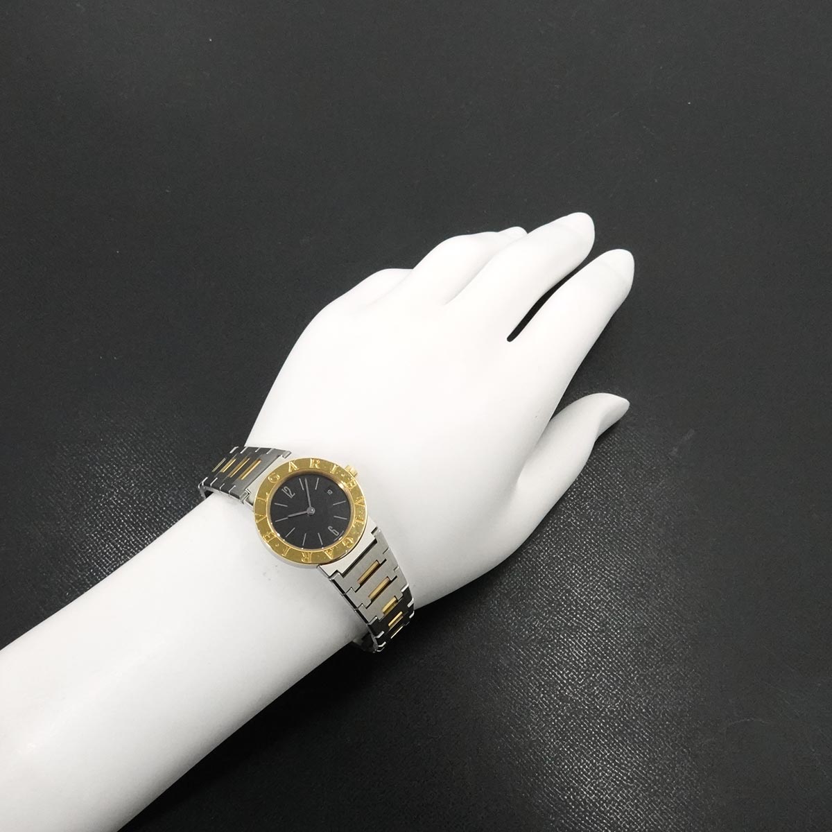 BVLGARIBVLGARI BB26SG Two Tones 750 YG Silver Dial Ladies