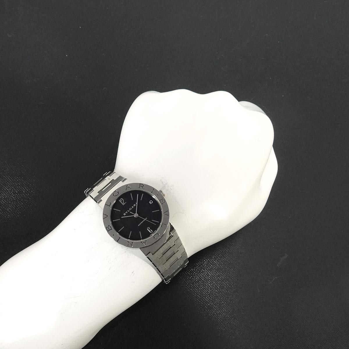 BVLGARIBVLGARI BB33SSAUTO Automatic Date Black Dial Boys