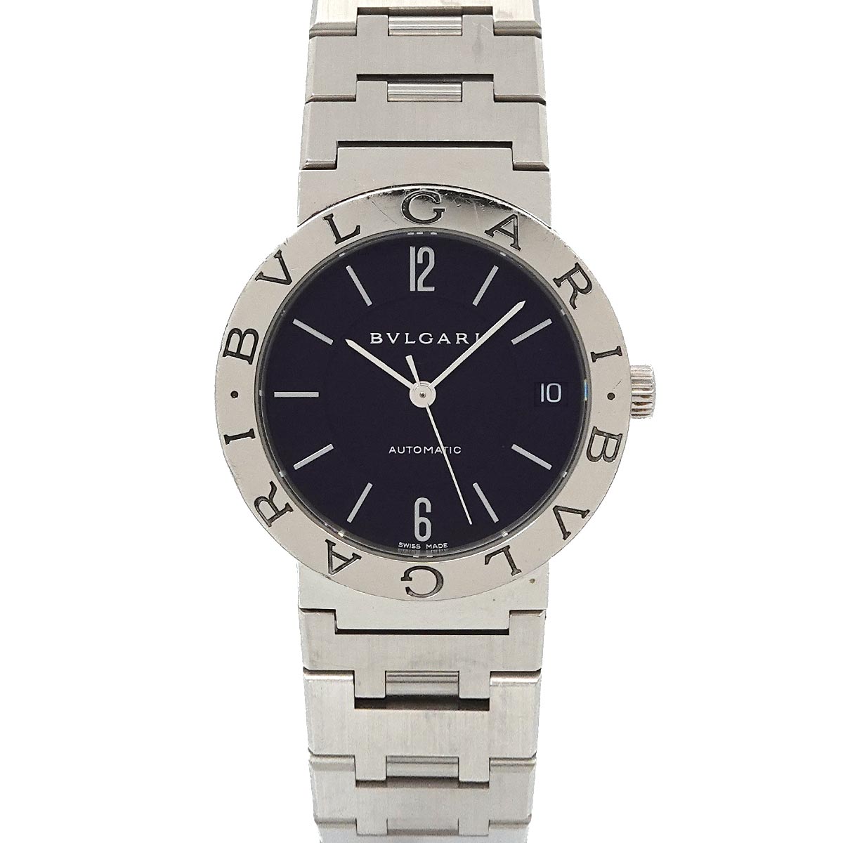 BVLGARIBVLGARI BB33SSAUTO Automatic Date Black Dial Boys
