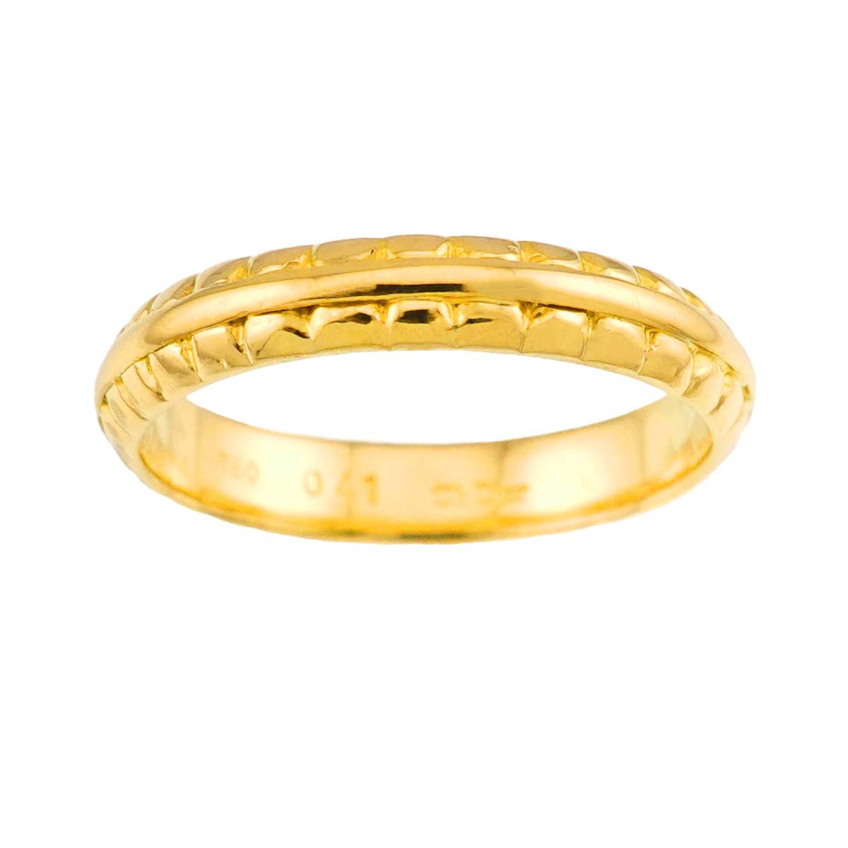 Ring 18K Yellow Gold 750 size6.5-6.75(US)
