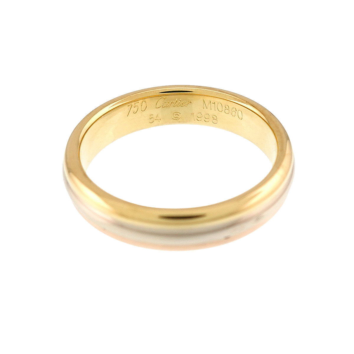 Vendome Ring 18K YG WG PG 750 size54 6.5-6.75(US)