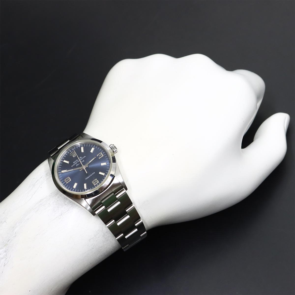 Air King 14000 Serial U Automatic Blue Dial Mens Watch