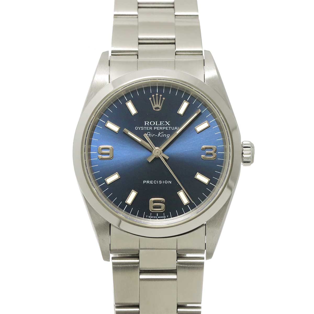 Air King 14000 Serial U Automatic Blue Dial Mens Watch