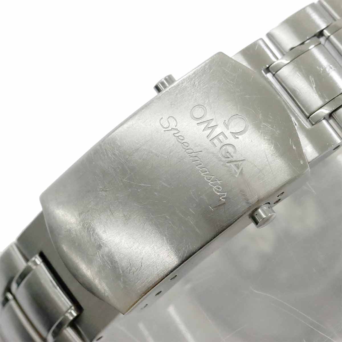 Speedmaster 3221 30 Triple calendar Chronograph Silver Dial