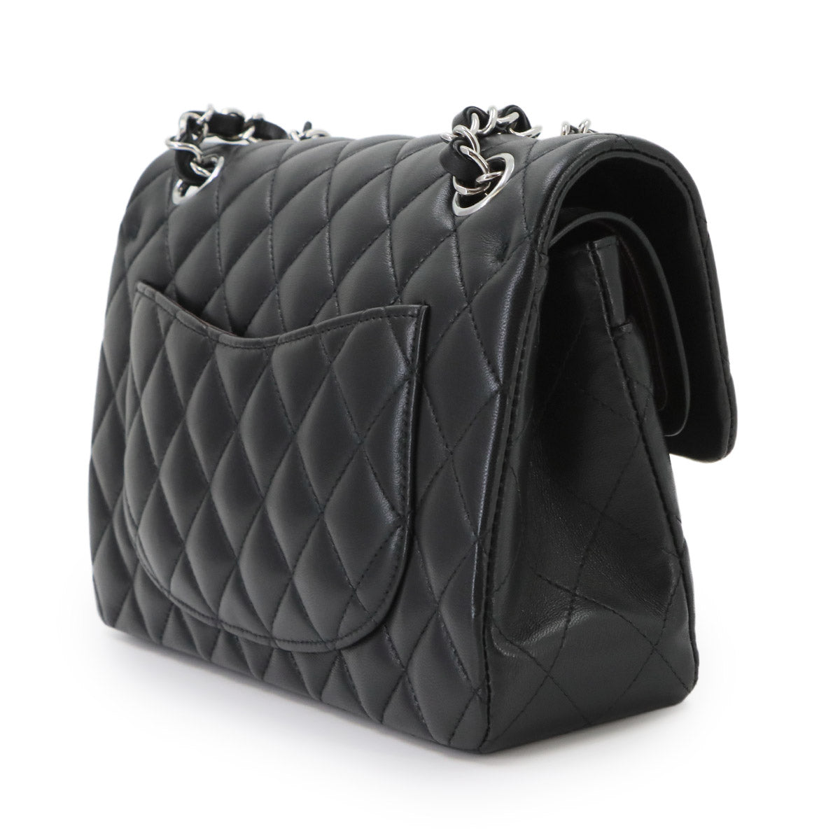 Matelasse 23 Chain Shoulder Bag Leather Black A01113 Purse