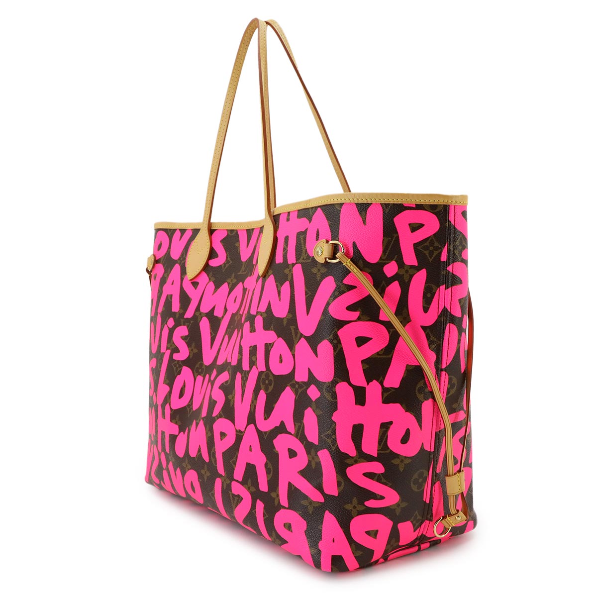 Monogram Graffiti Neverfull GM Tote Bag Fuschia M93701