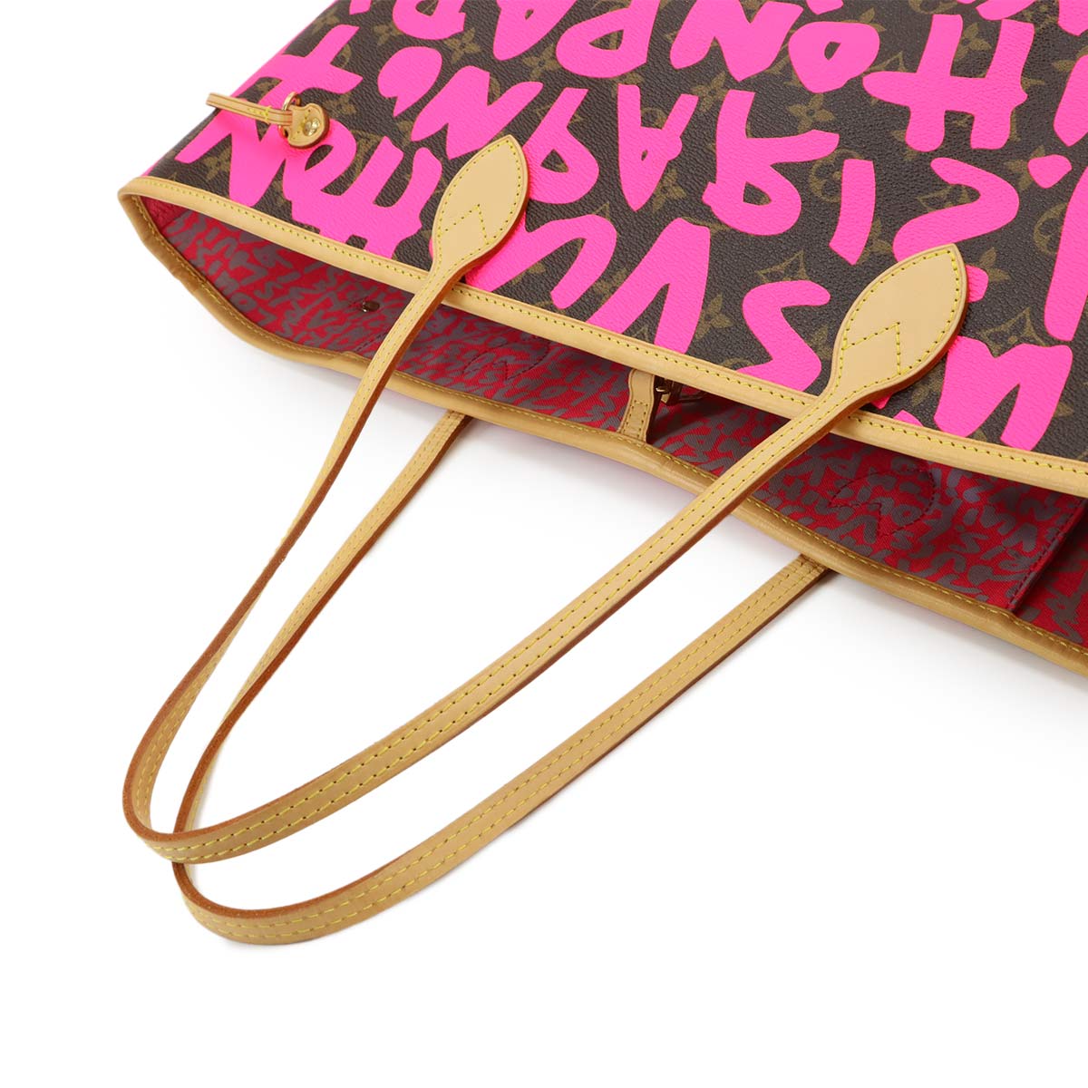 Monogram Graffiti Neverfull GM Tote Bag Fuschia M93701