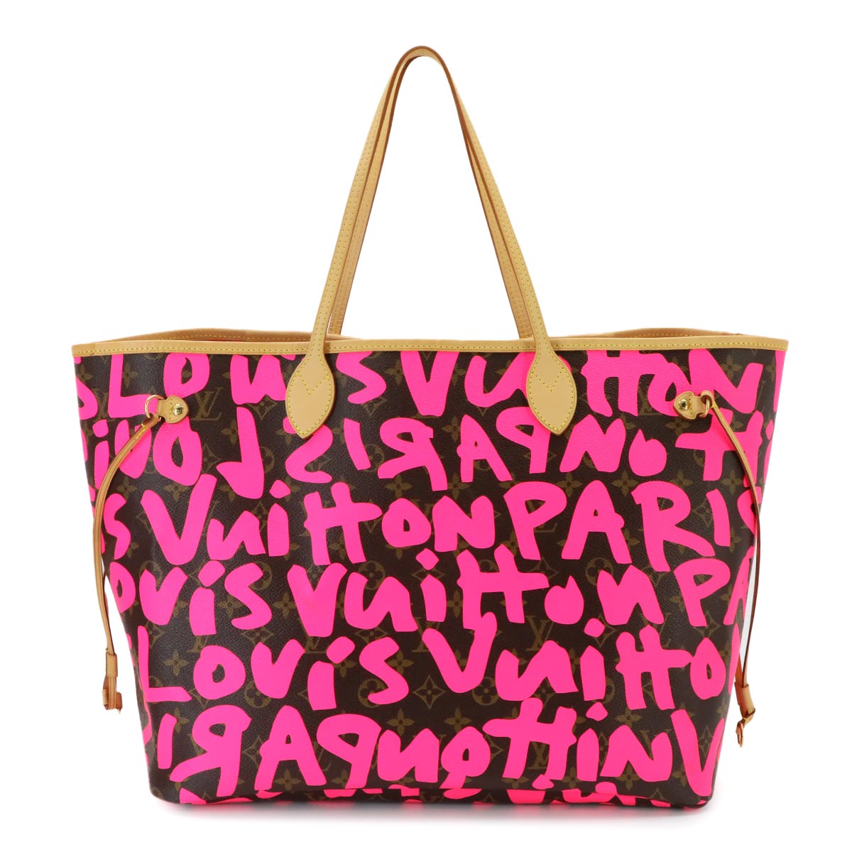 Monogram Graffiti Neverfull GM Tote Bag Fuschia M93701