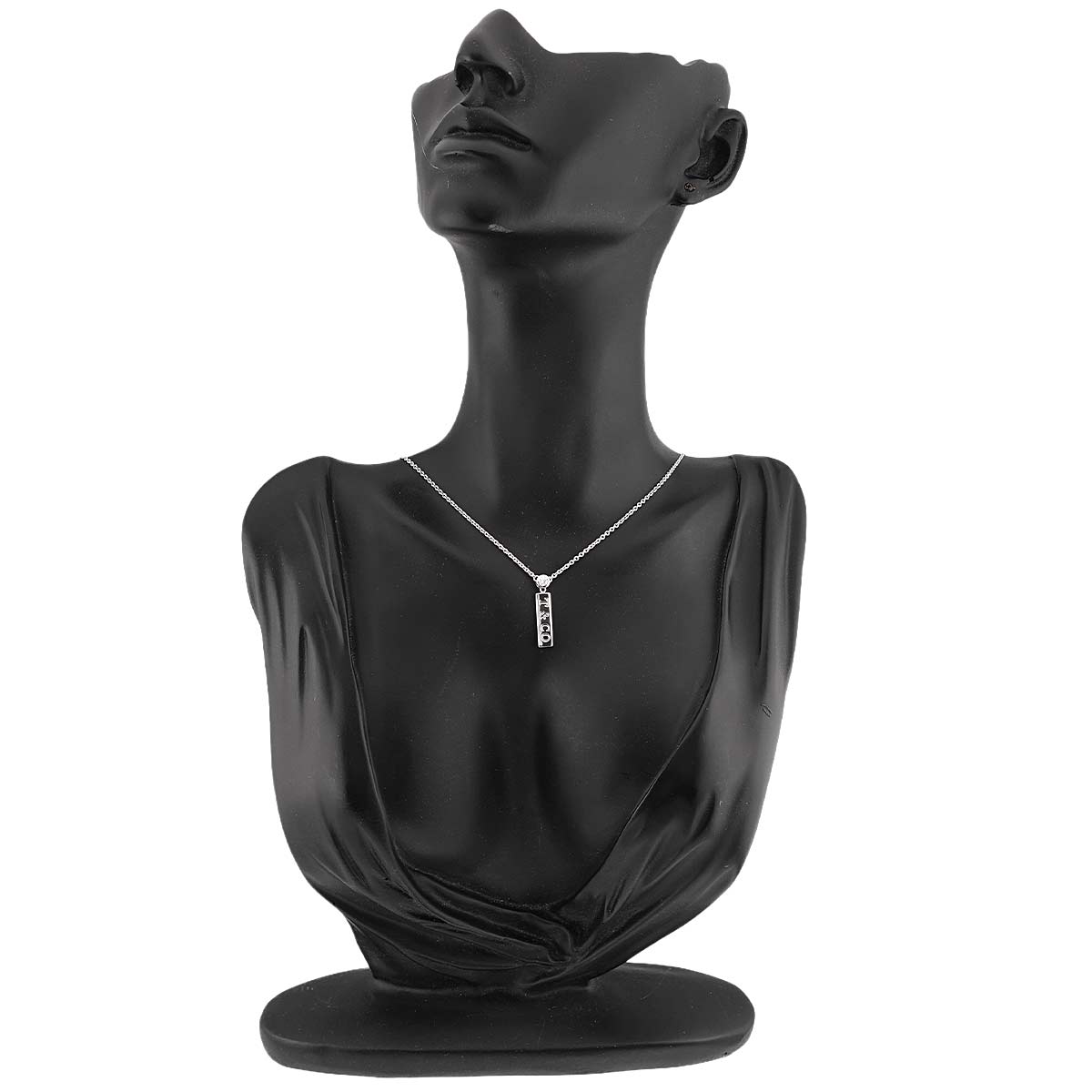 Diamond Necklace 18K White Gold 750