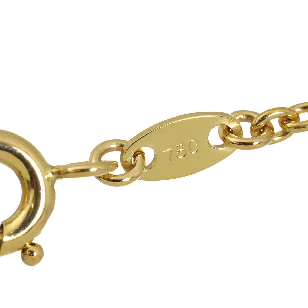 Diamond Swing Necklace 18K Yellow Gold 750