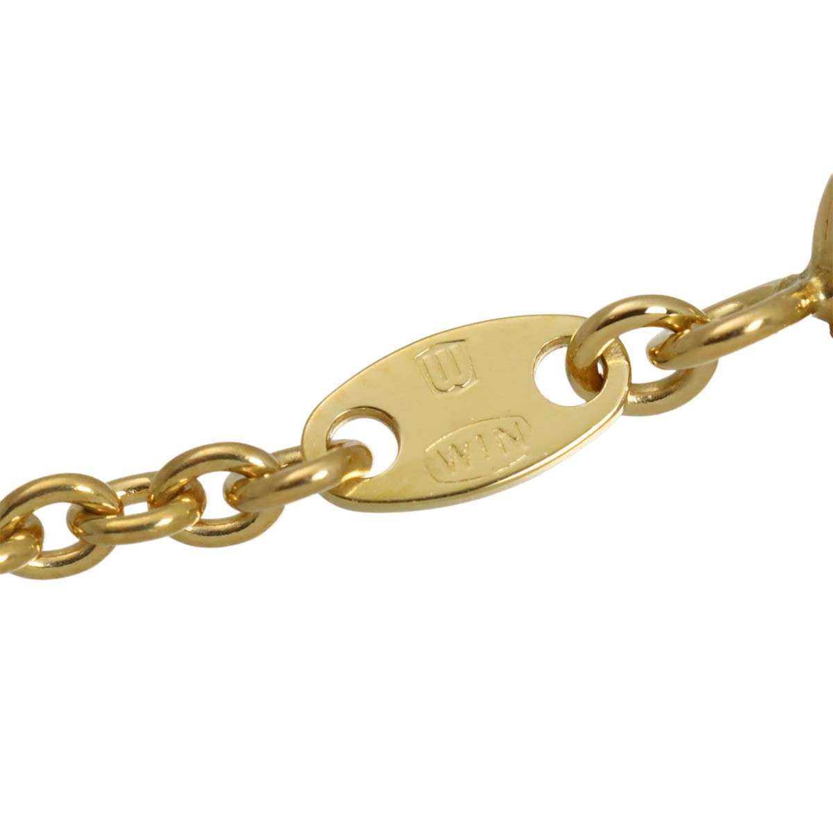 Diamond Swing Necklace 18K Yellow Gold 750