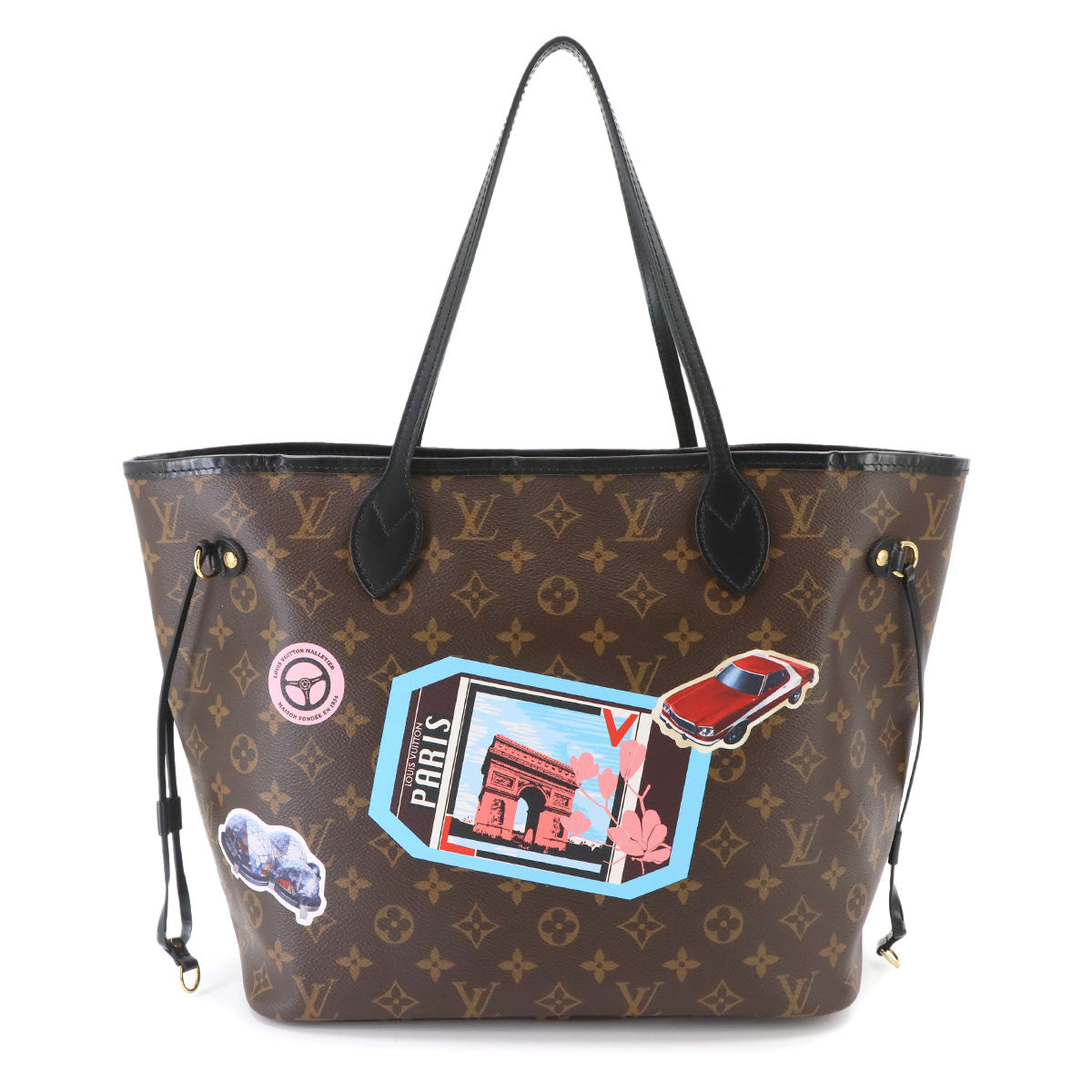 Monogram Neverfull MM My LV World Tours Tote Bag Purse
