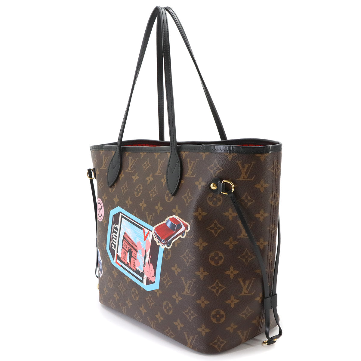 Monogram Neverfull MM My LV World Tours Tote Bag Purse