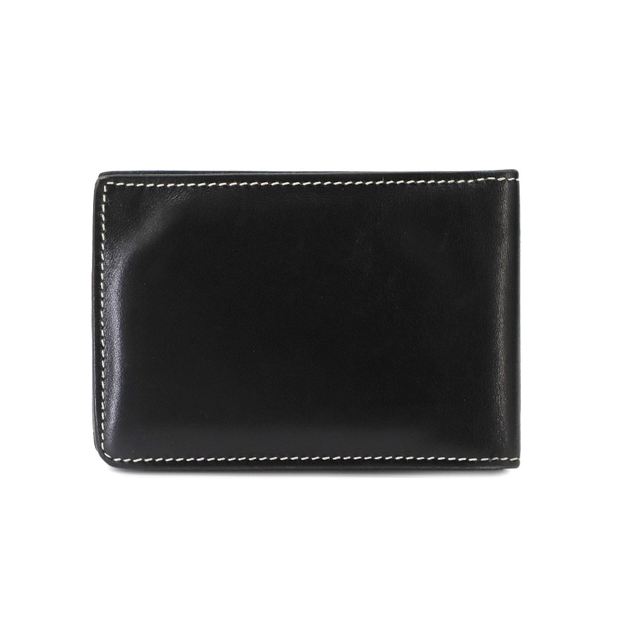 H Sellier Card holder Case Box Calf Black