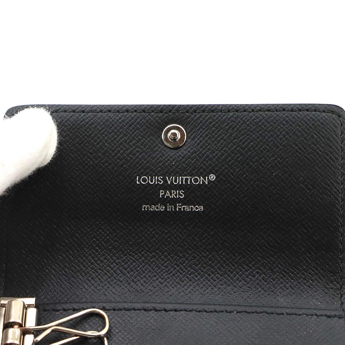 Monogram Eclipse Multicles 6 Key Case Black Gray M82603