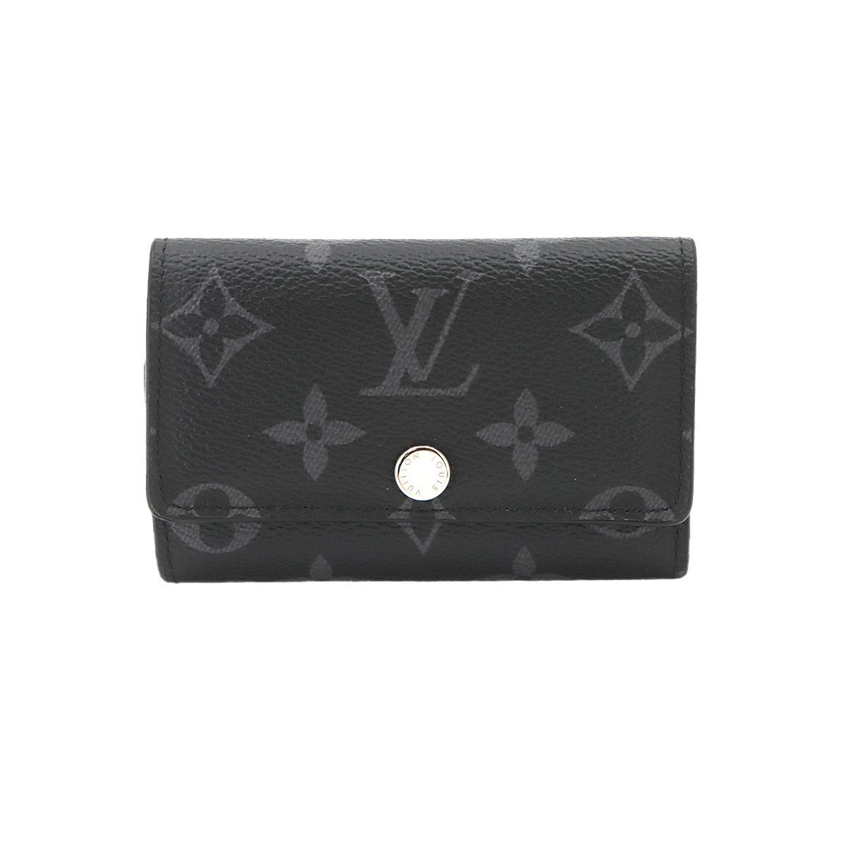 Monogram Eclipse Multicles 6 Key Case Black Gray M82603