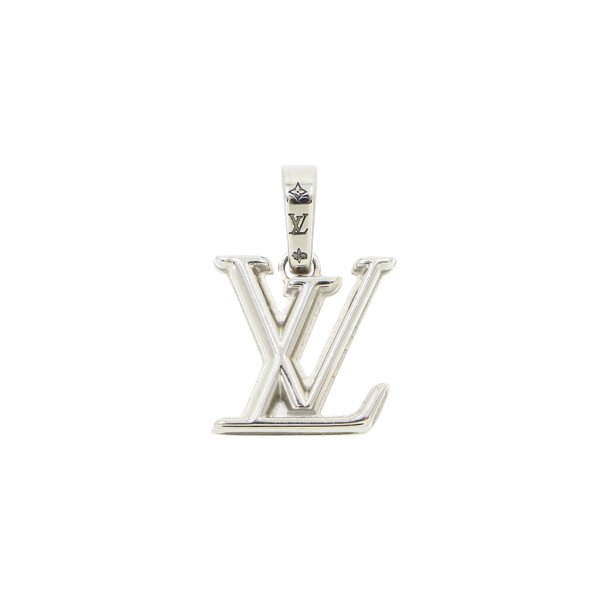 LV Dimension Pendant Top Silver M02747