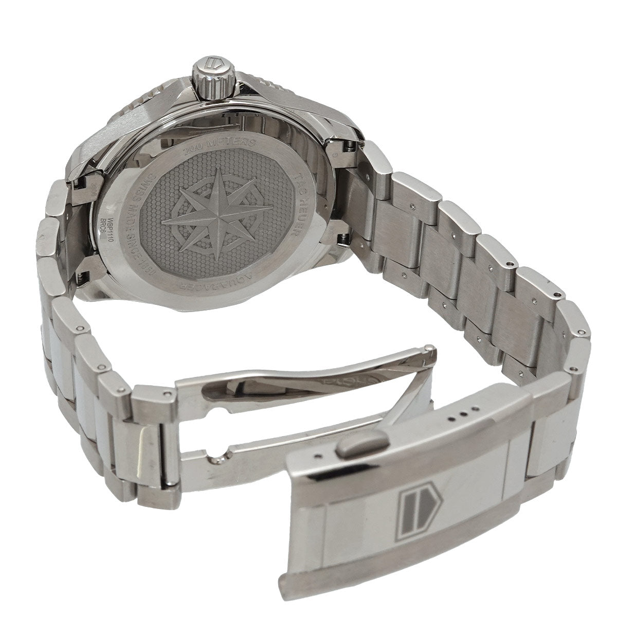 Aquaracer WBP1110 Quartz Date Black Dial Mens Watch