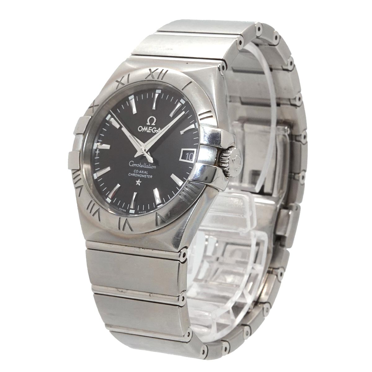 Constellation 123 10 35 20 01 001 Date Black Dial Mens Watch