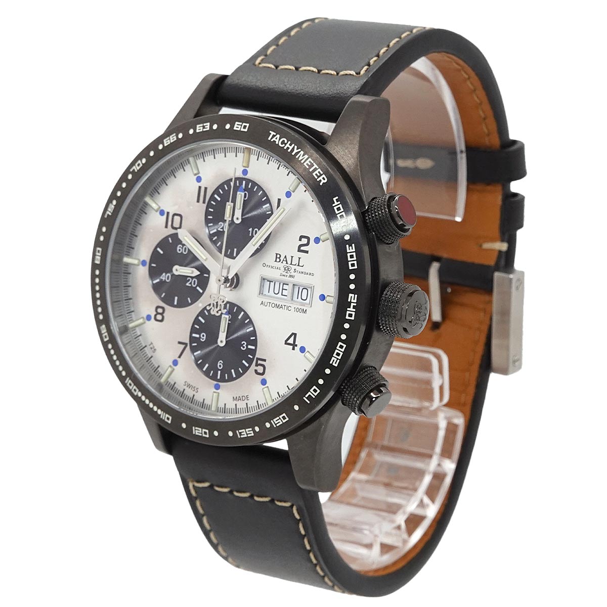 Fireman CM2192C Autoamtic Chronograph DayDate Silver Watch
