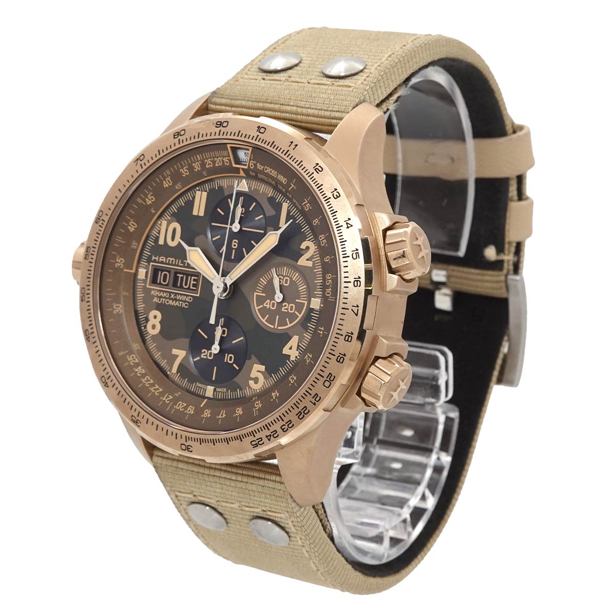 Khaki Aviation X-Wind H779160 Automatic Brown Dial Mens