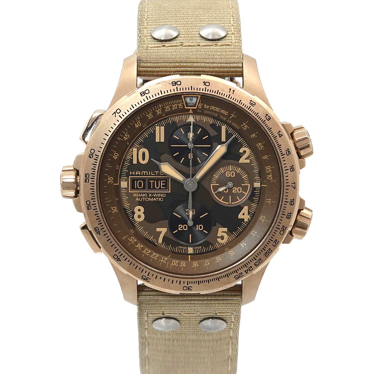 Khaki Aviation X-Wind H779160 Automatic Brown Dial Mens