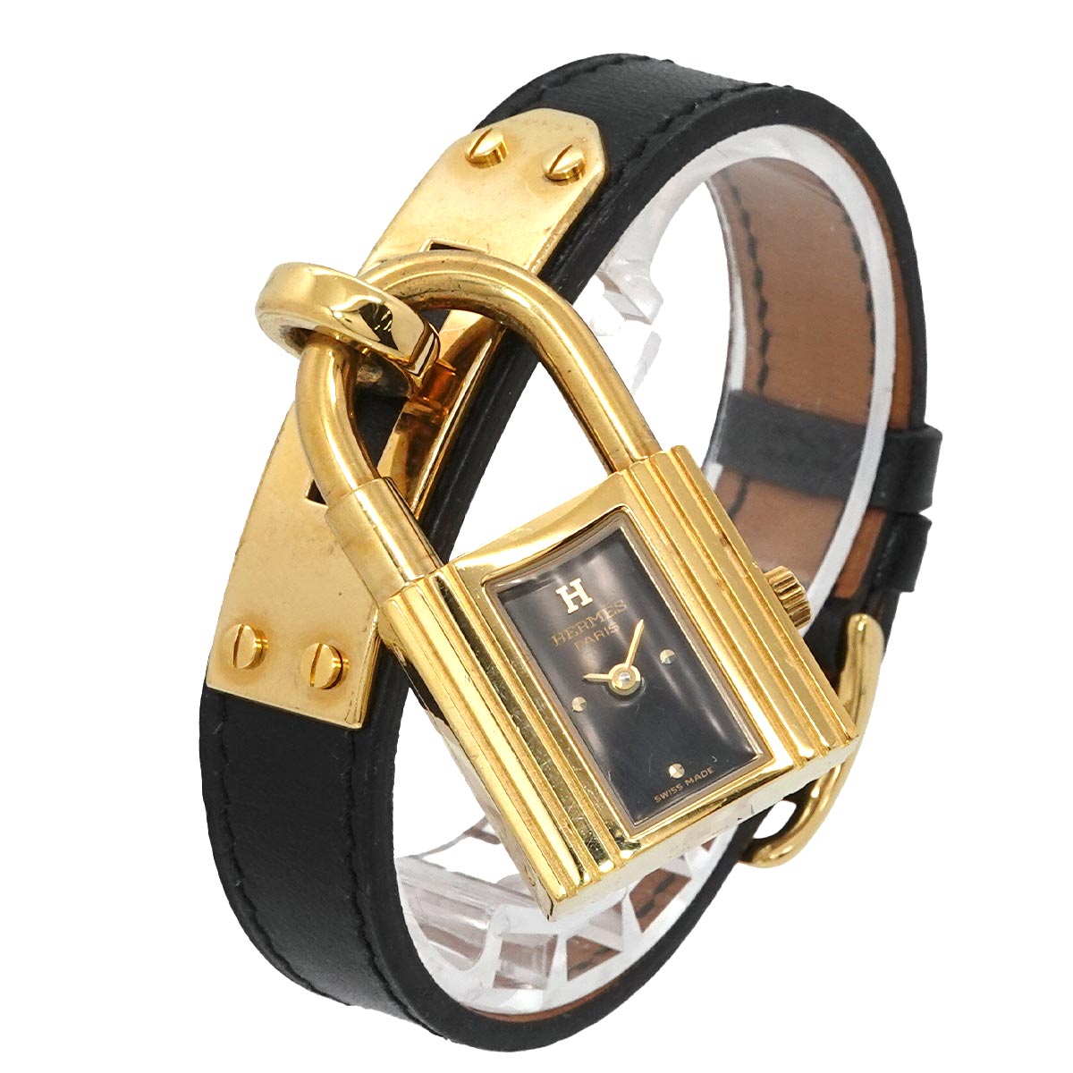 Kelly Watches Quartz Black Dial Vintage Cadena Ladies Watch