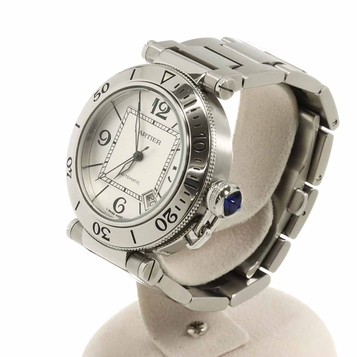 Pasha Seatimer W31080M7 Automatic Date Silver Dial Mens Watch