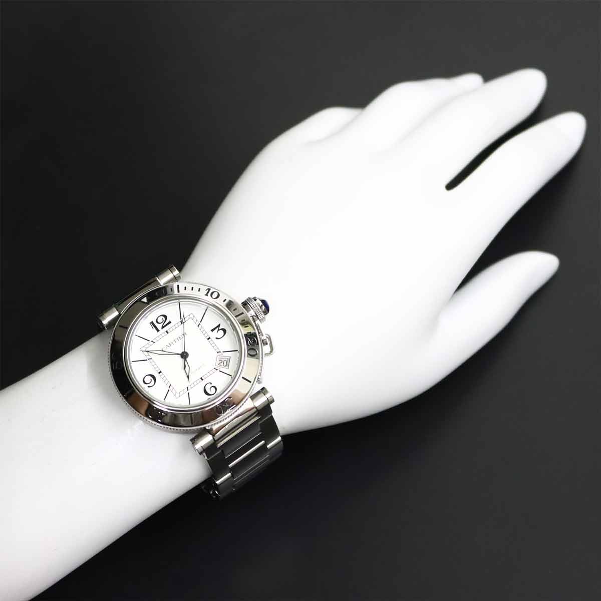 Pasha Seatimer W31080M7 Automatic Date Silver Dial Mens Watch