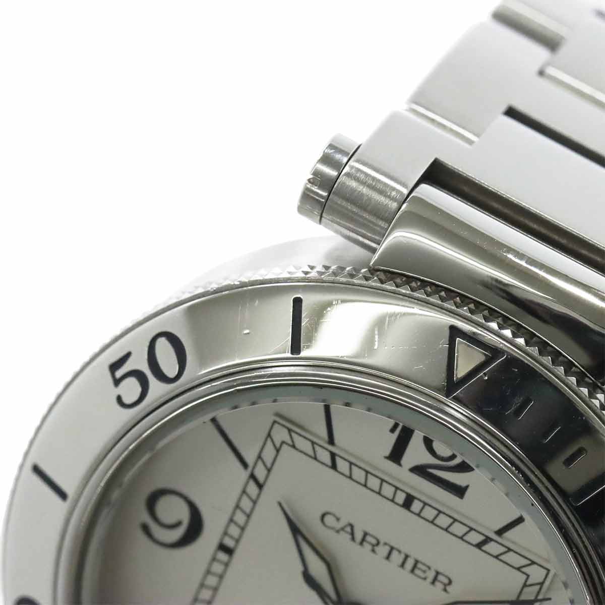 Pasha Seatimer W31080M7 Automatic Date Silver Dial Mens Watch