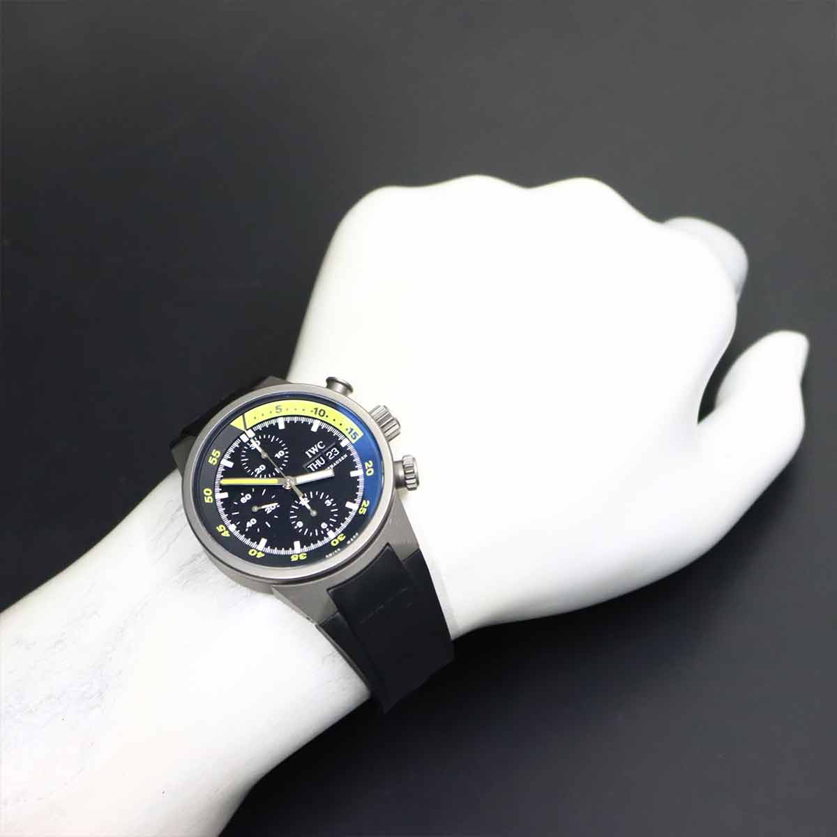 Aqua Timer IW371918 Automatic Black Dial Mens Watch