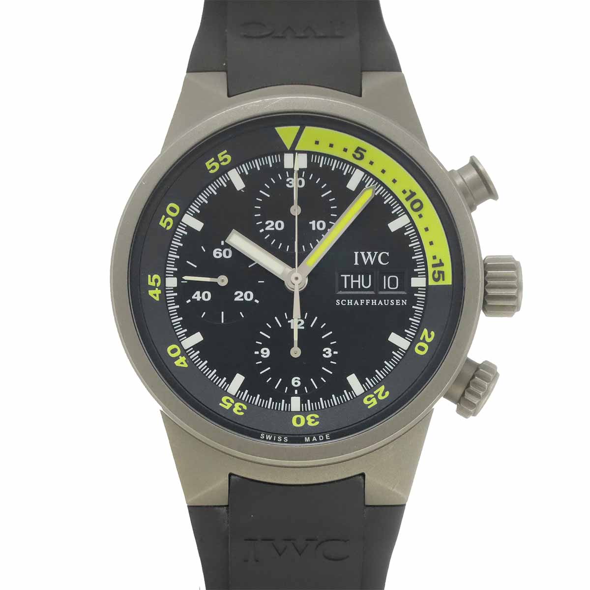 Aqua Timer IW371918 Automatic Black Dial Mens Watch