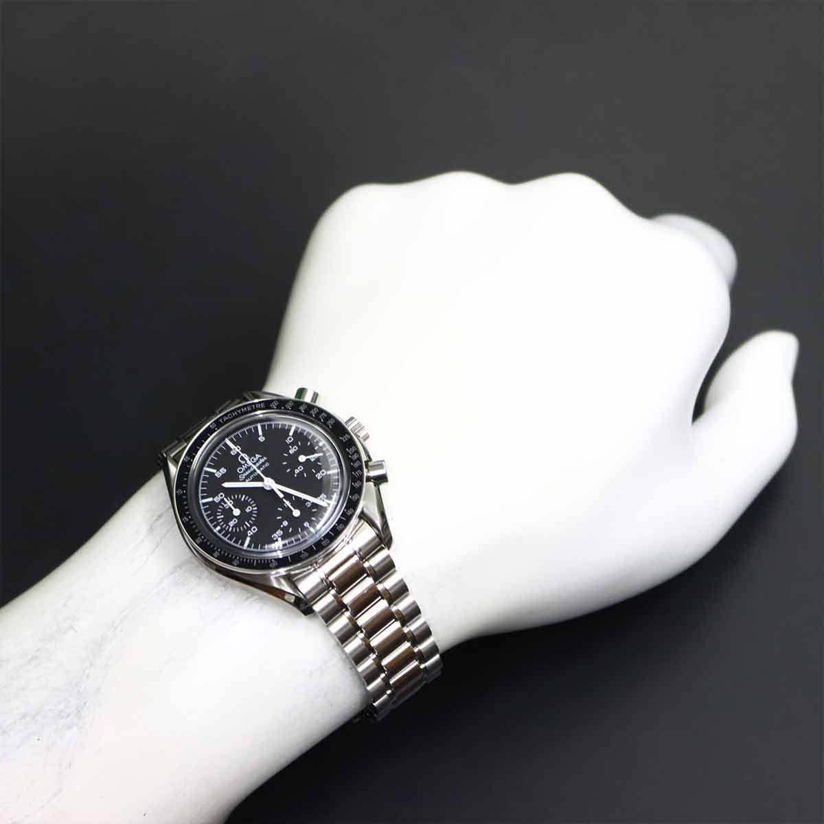 Speedmaster Chronograph 3510 50 Automatic Black Dial Mens Watch