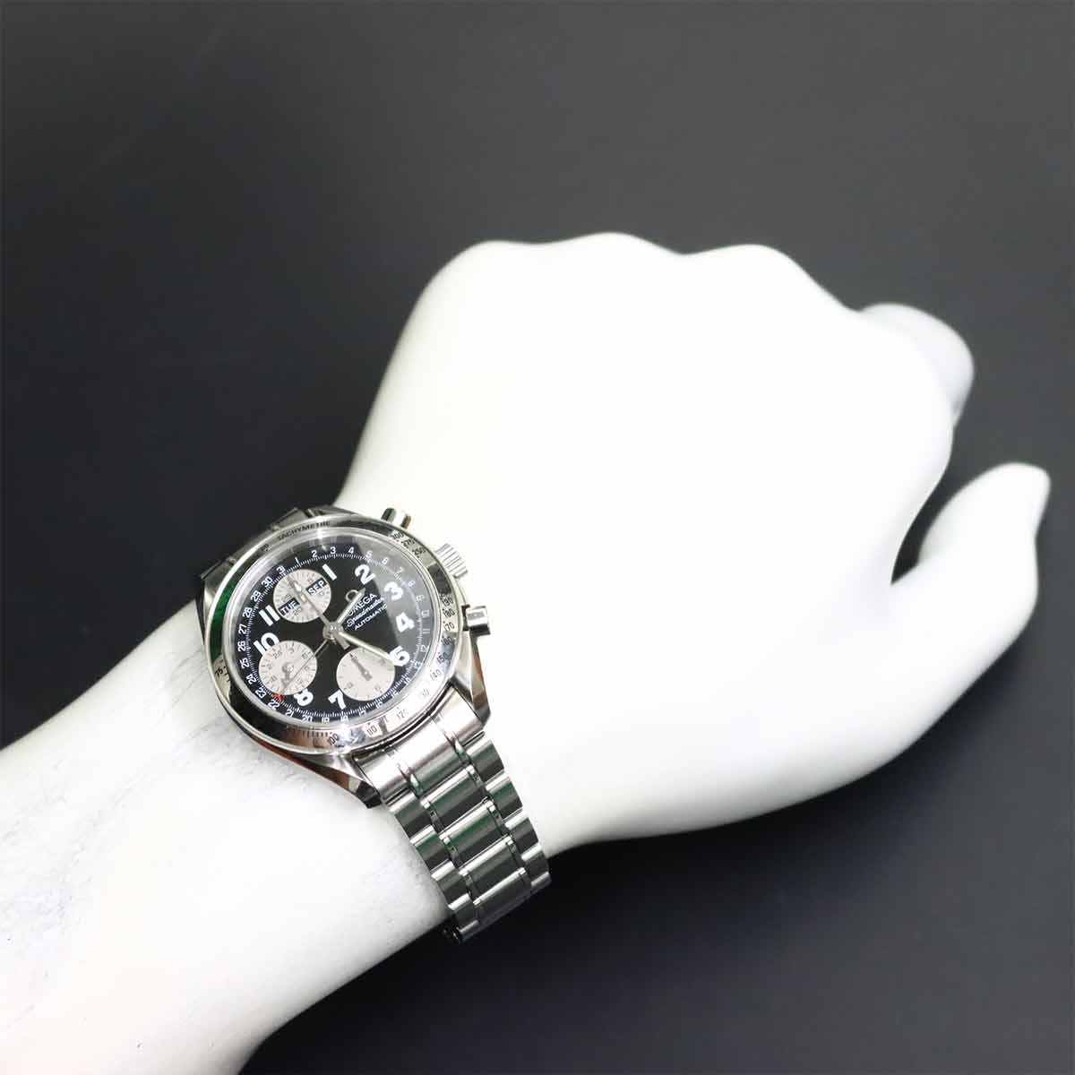 Speedmaster Triple Calendar 3523.51 Automatic Black Dial Mens