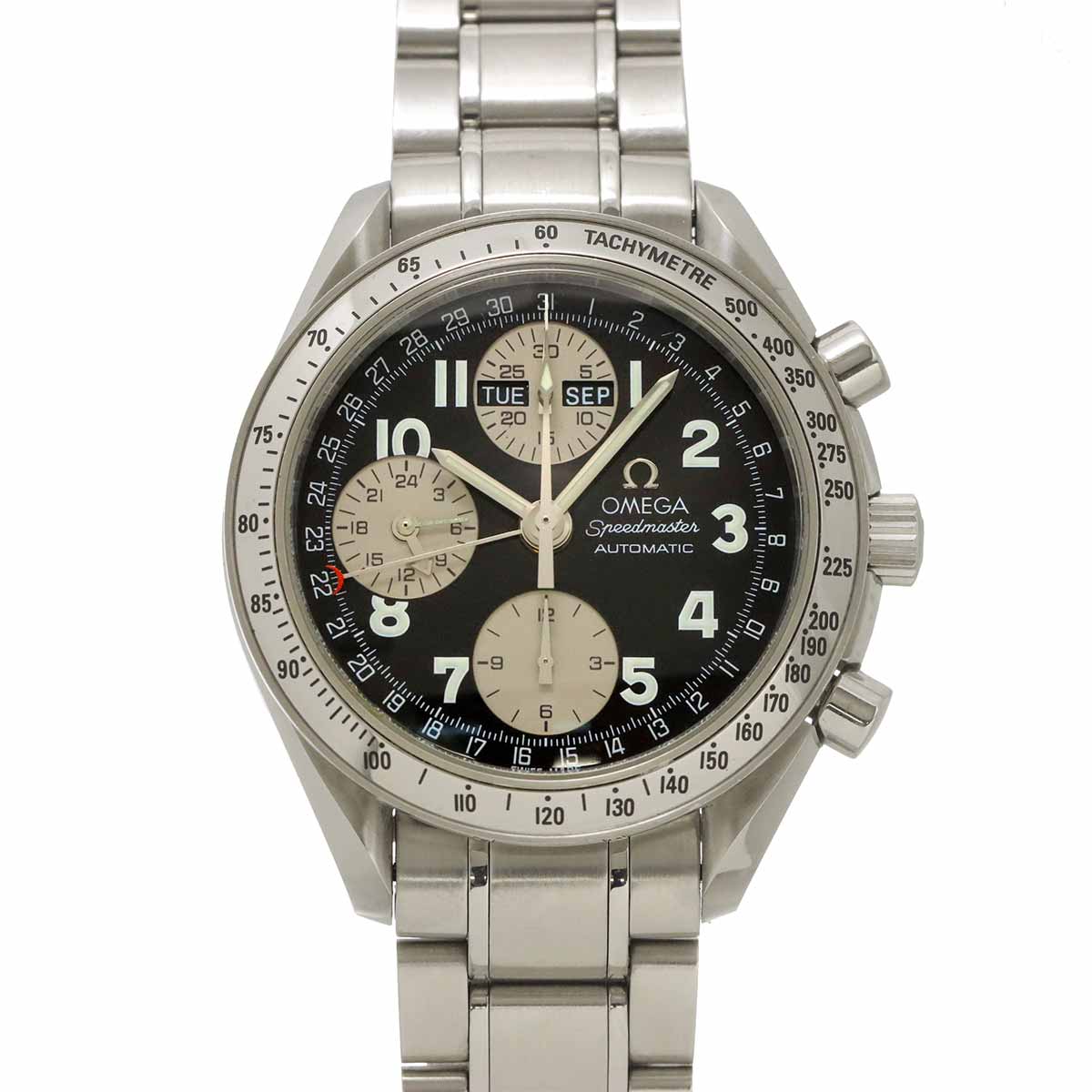Speedmaster Triple Calendar 3523.51 Automatic Black Dial Mens
