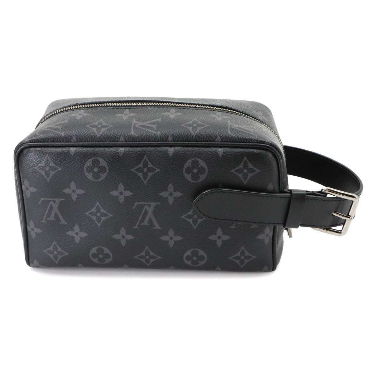 Monogram Eclipse Locker Dopp Kit Hand Bag Black