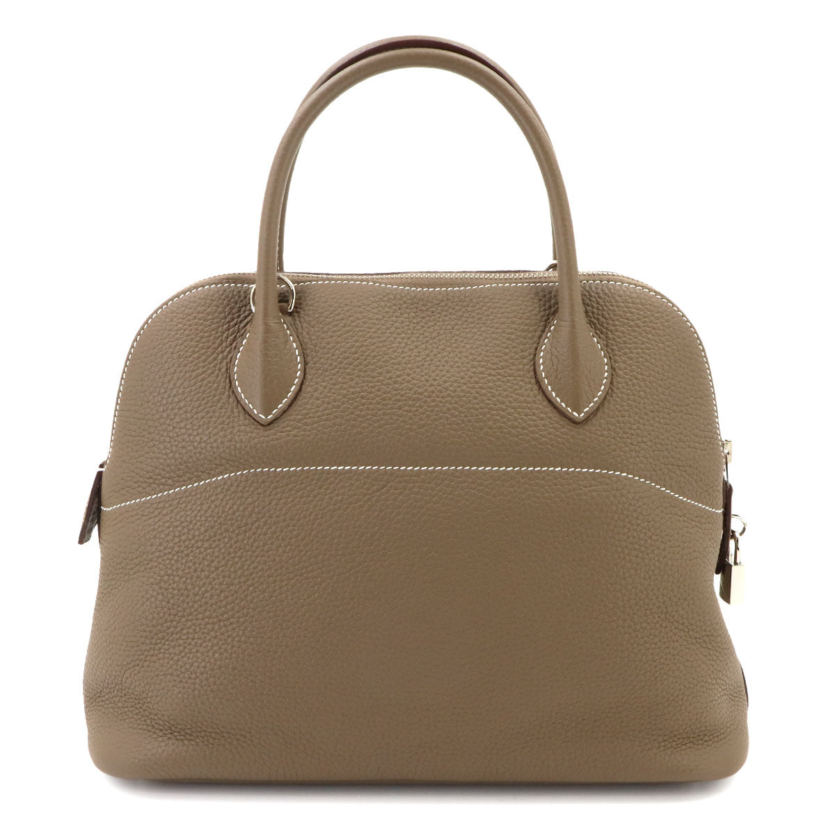 Bolide 31 2way Hand Shoulder Bag Taurillon Clemence Etoupe