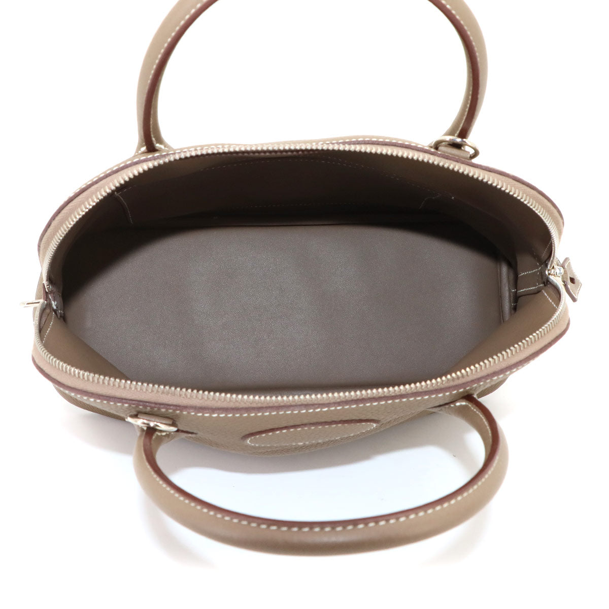 Bolide 31 2way Hand Shoulder Bag Taurillon Clemence Etoupe