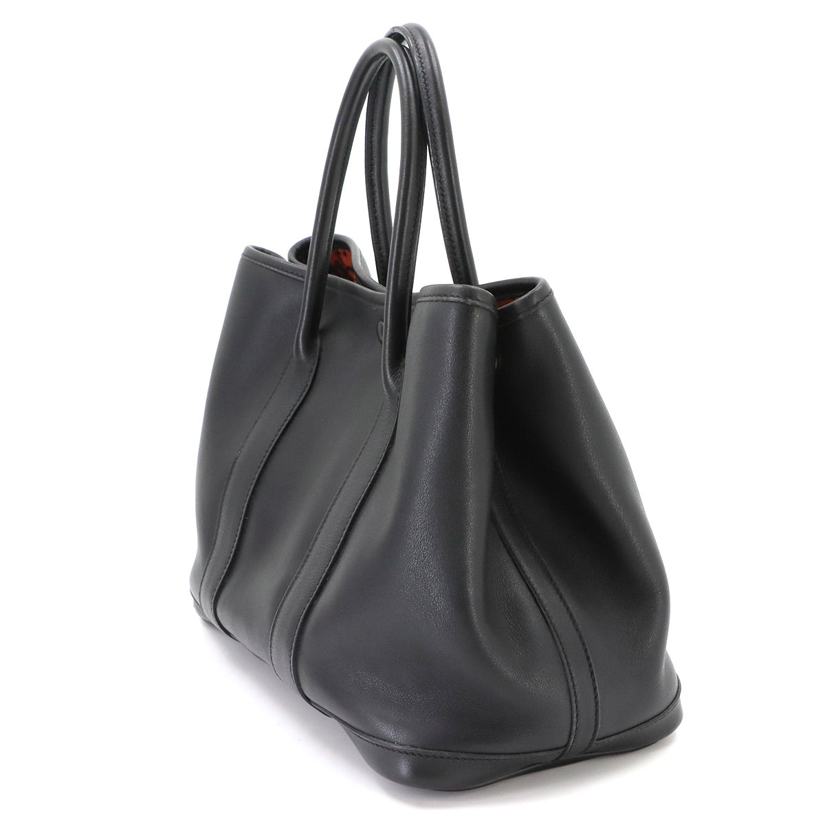 Garden Twilly 30 TPM Tote Bag Swift Leather Black