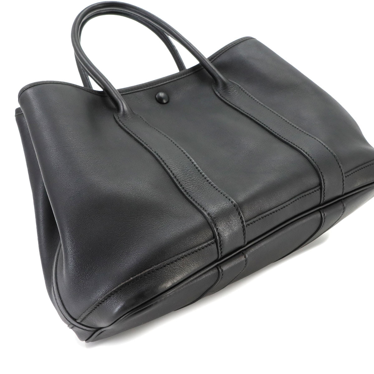 Garden Twilly 30 TPM Tote Bag Swift Leather Black