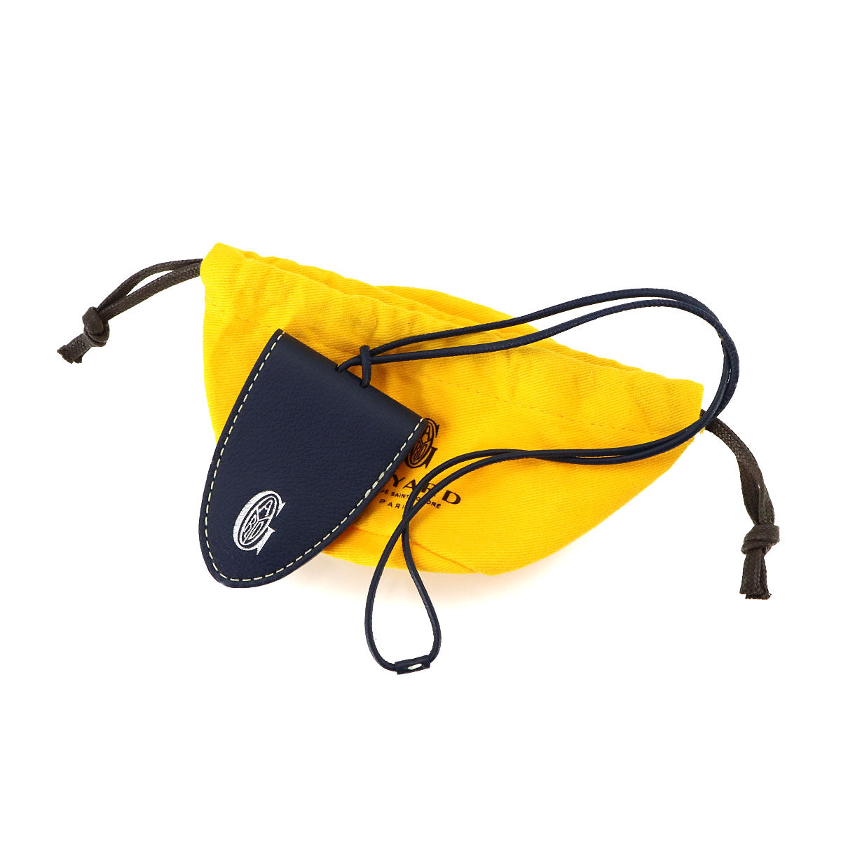 Croc Universal Bag Clip Charm Leather Navy