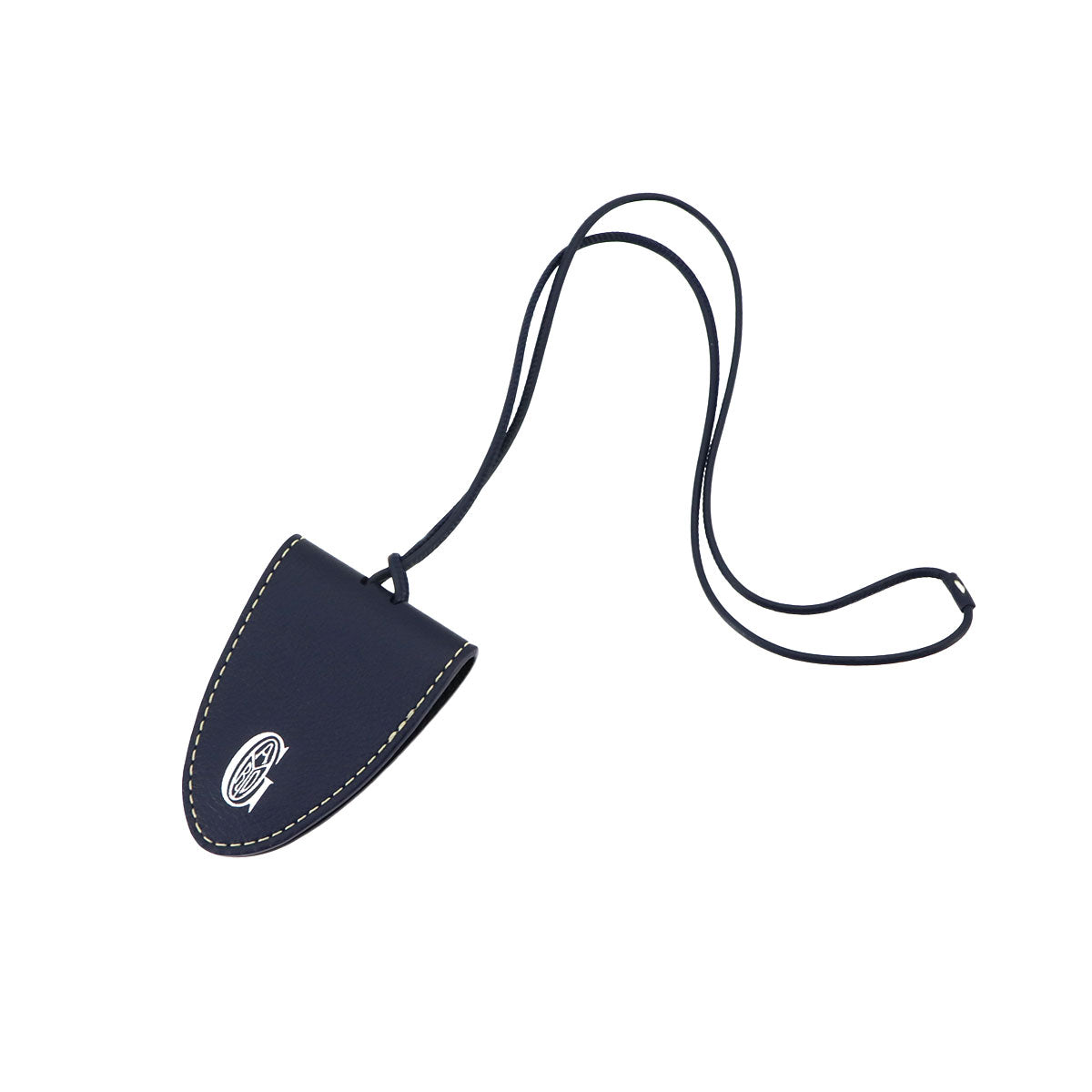 Croc Universal Bag Clip Charm Leather Navy