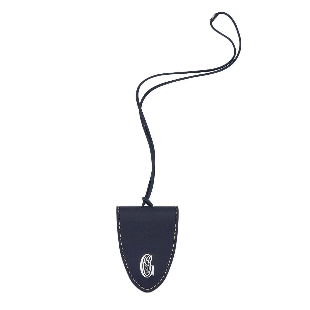 Croc Universal Bag Clip Charm Leather Navy
