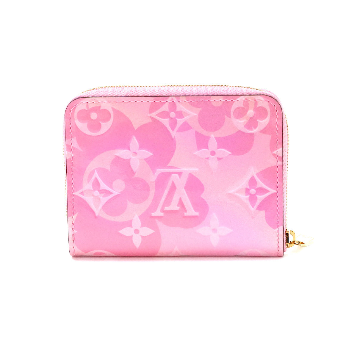 Vernis Zippy Coin Purse Case Leather Pink M90590