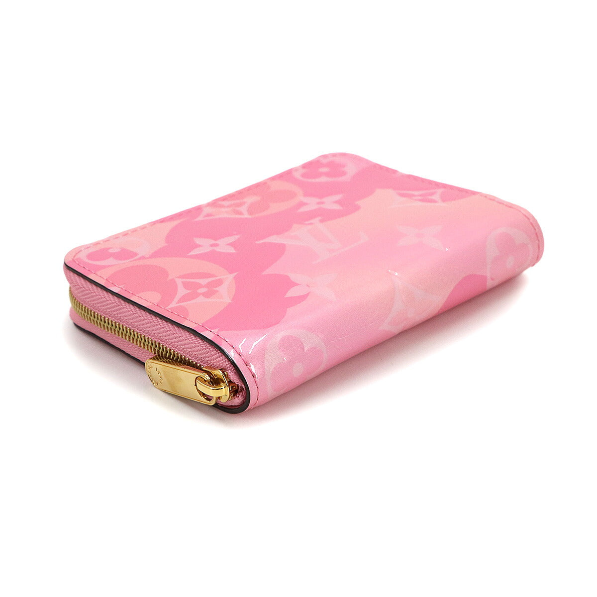 Vernis Zippy Coin Purse Case Leather Pink M90590