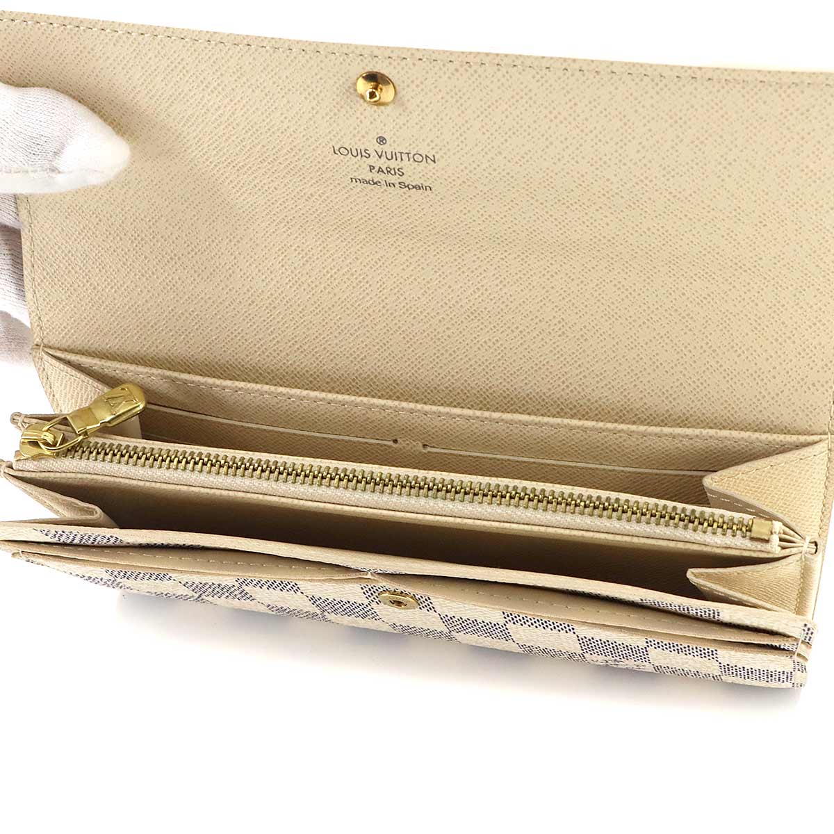Damier Azur Portefeuille Sarah Wallet N61735