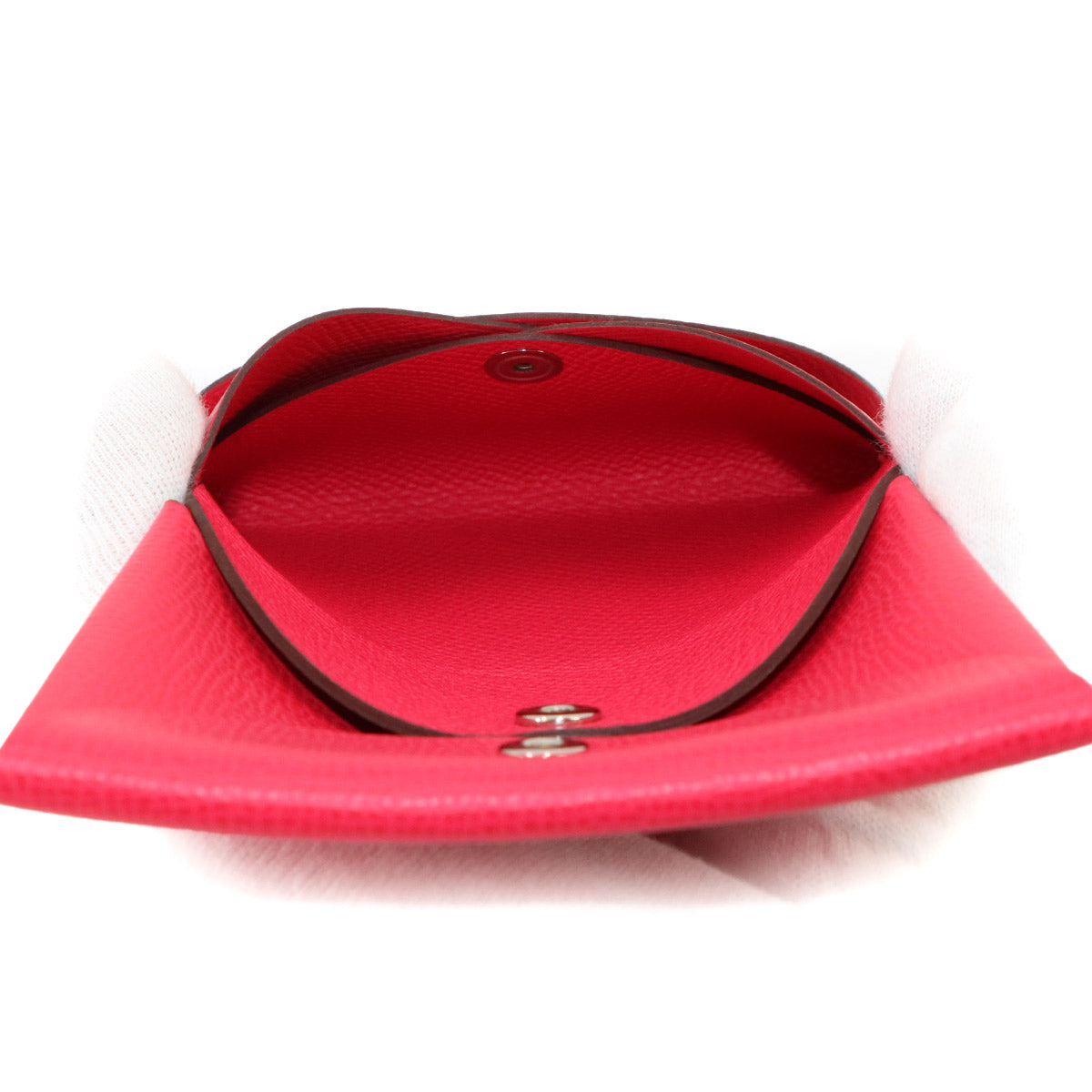 Calvi Duo Card Case Epsom Rose Extreme Purse