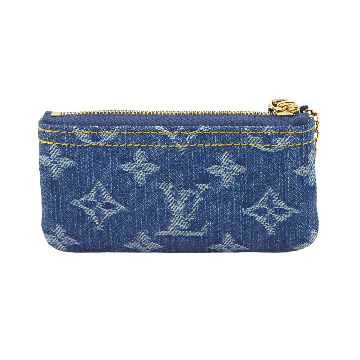 LV Remix Key Pouch Monogram Denim Blue M82961
